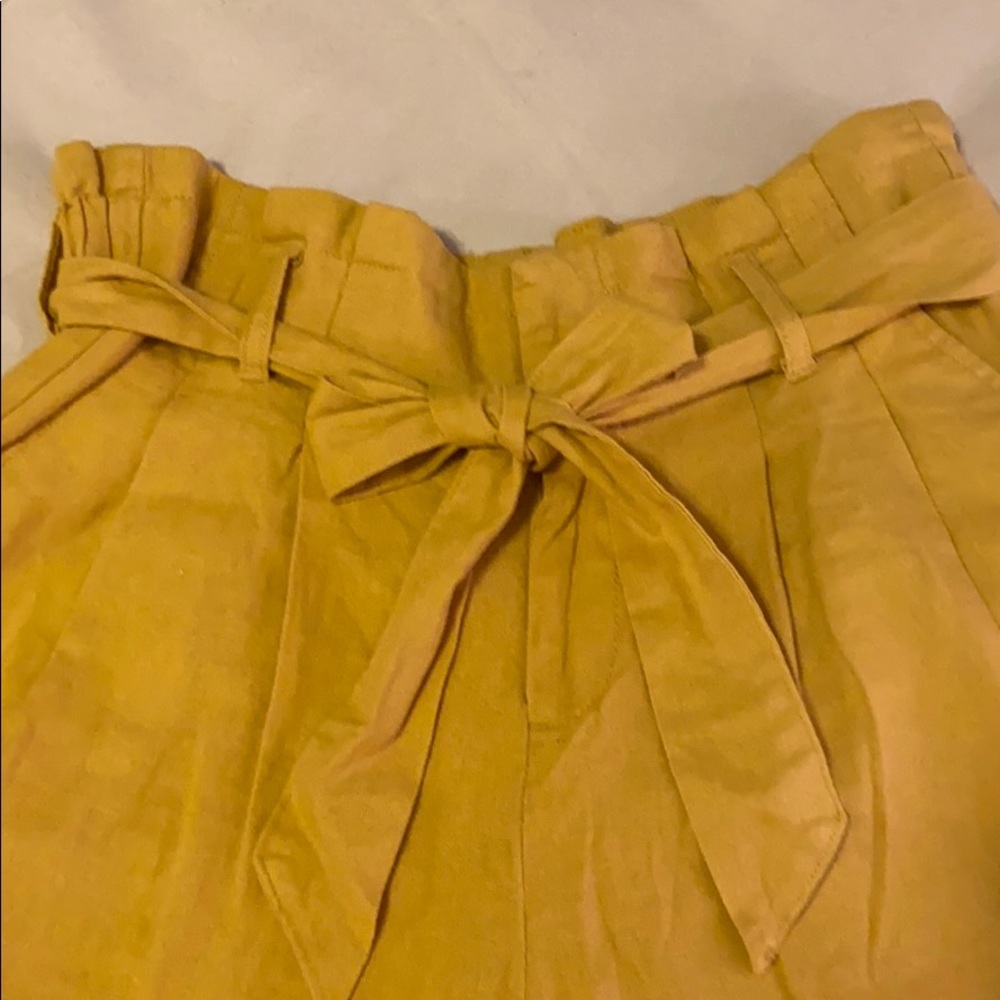 NWOT D Jeans Summer Wide Leg Slacks Mustard Size 8